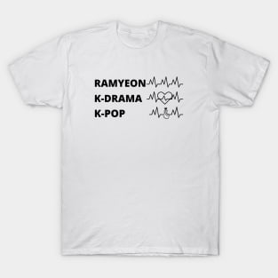 My Heart Beats to Anything Korean T-Shirt